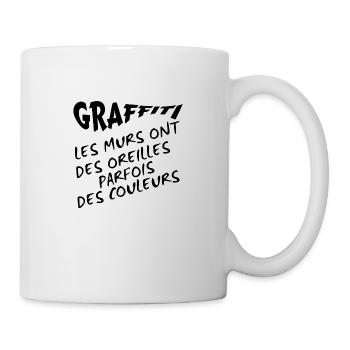 Graffiti - Mug blanc - blanc - Droite