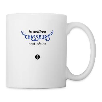 Anniversaire chasseur - tshirt personnalisé - Mug blanc - blanc - Droite