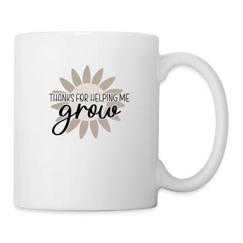 Merci de m’avoir aidé à grandir - Mug blanc - blanc - Droite