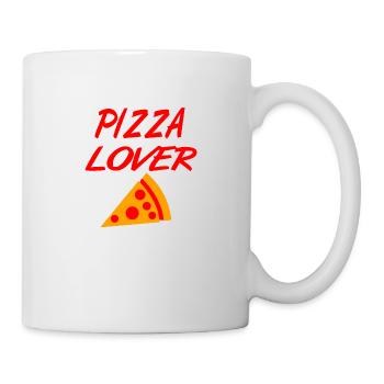 Pizza - Tasse - Weiß - Rechts