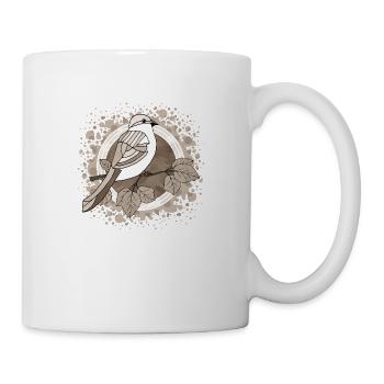Oiseau - Mug blanc - blanc - Droite