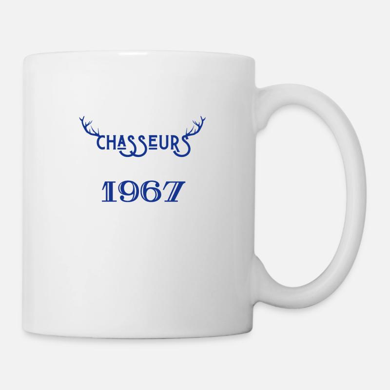 Anniversaire chasseur 1967 - Mug blanc - blanc