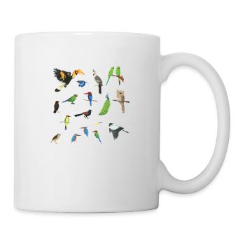 Asiens Vögel - Tasse - Weiß - Rechts