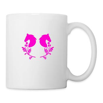 Cheval - Mug blanc - blanc - Droite