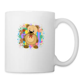 Teddybär - Tasse - Weiß - Rechts