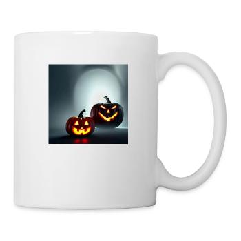 halloween pumpkin - Mug - white - Right