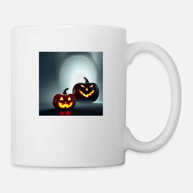 Halloween Kürbis - Tasse - Weiß