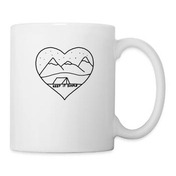 KEEP IT SIMPLE - Mug - white - Right