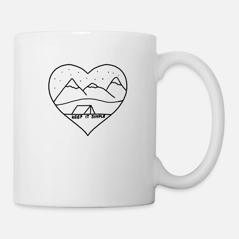 KEEP IT SIMPLE - Tasse - Weiß