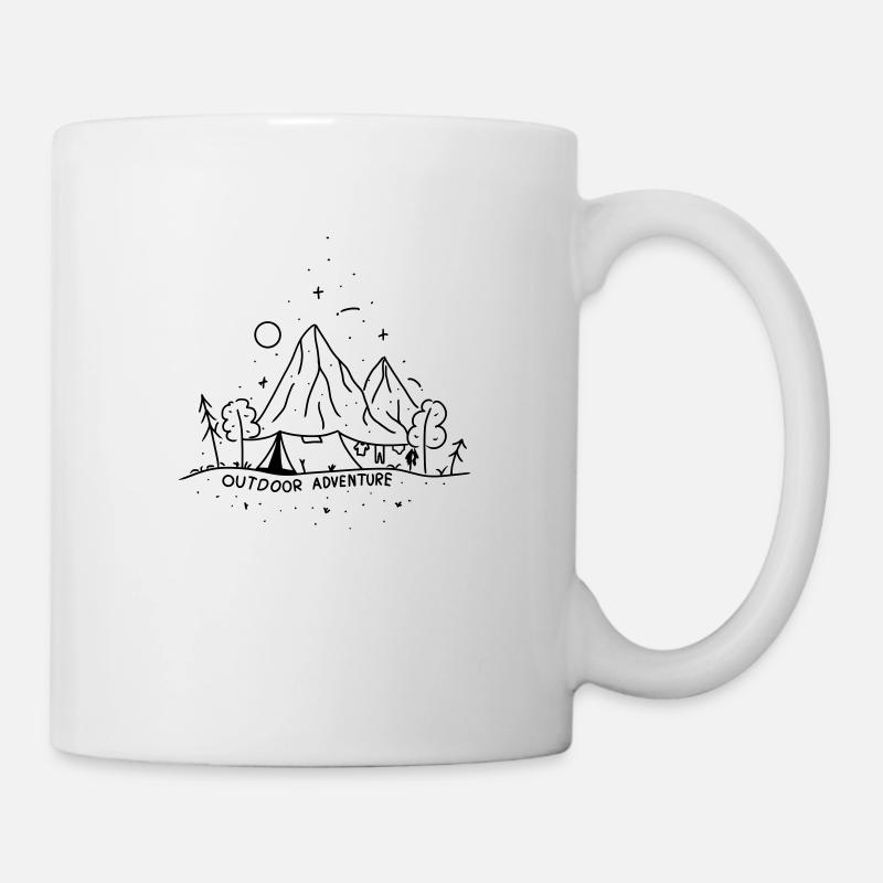 Outdoor adventure - Mug - white