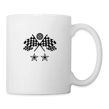 Voiture - Mug blanc - blanc - Droite