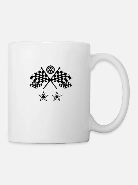 Auto - Tasse - Weiß