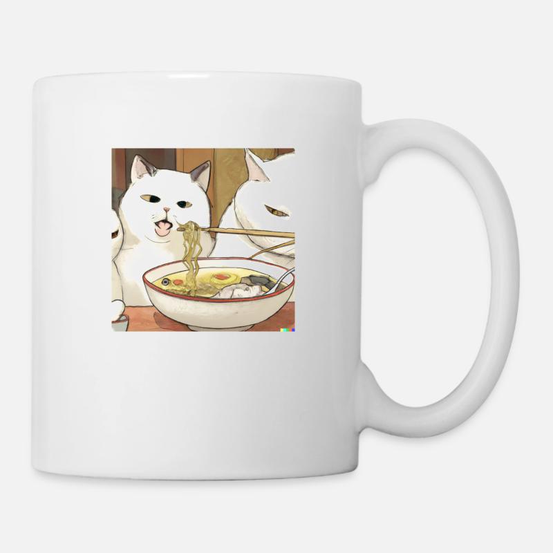 Katzen - Tasse - Weiß