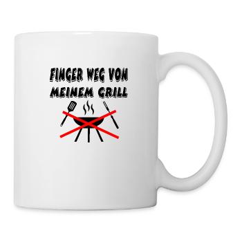 Grill - Tasse - Weiß - Rechts