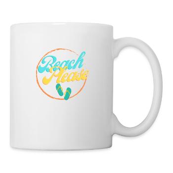 Beach Please - Mug - white - Right