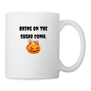Halloween T-shirt | Too much candy! - Mug - white - Right
