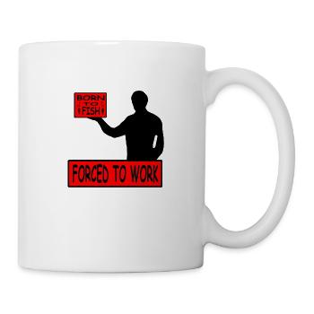 Pêche - Mug blanc - blanc - Droite