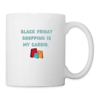 Shopping addict | Black Friday - Mug blanc - blanc - Droite
