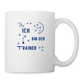 Ich bin der Trainer - Tasse - Weiß - Rechts