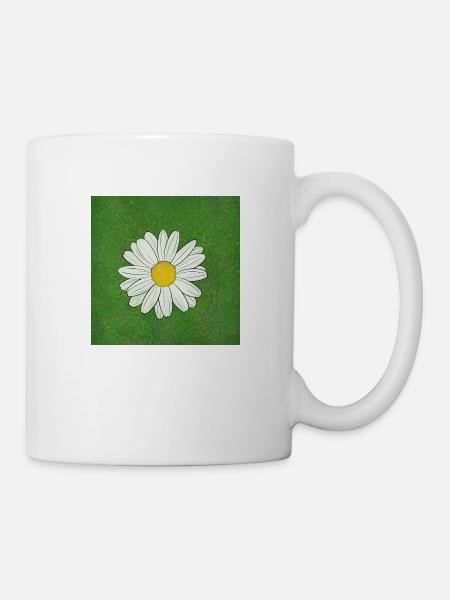 Gänseblünchen Wiese - Tasse - Weiß