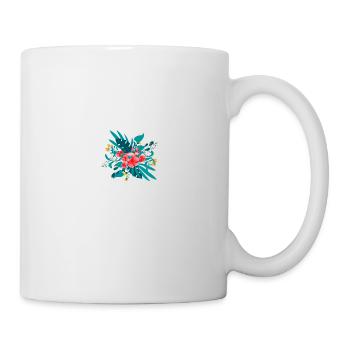 letter Y flowered - Mug - white - Right