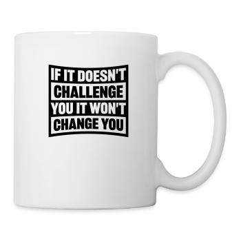 Workout Fitness Motivation Quote - Mug - white - Right
