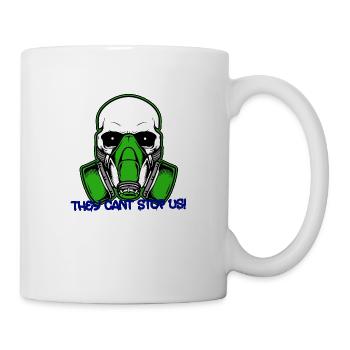Ils ne peuvent pas nous arrêter - Mug blanc - blanc - Droite