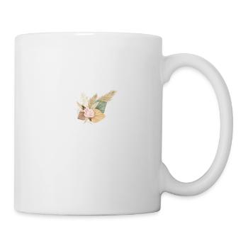 letter Y flowers - Mug - white - Right
