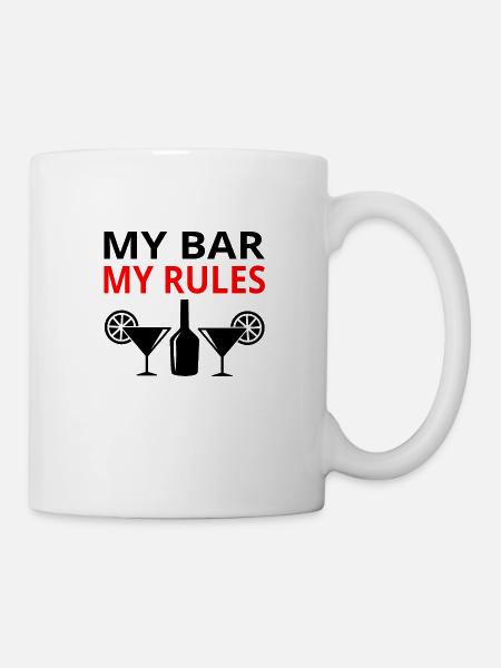 Bar - Tasse - Weiß