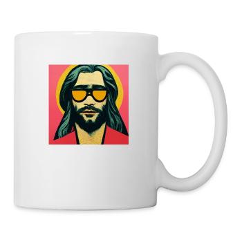 cool jesus - Mug - white - Right