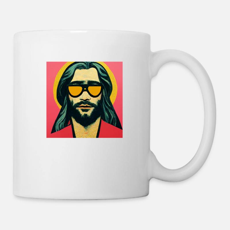 cool jesus - Tasse - Weiß