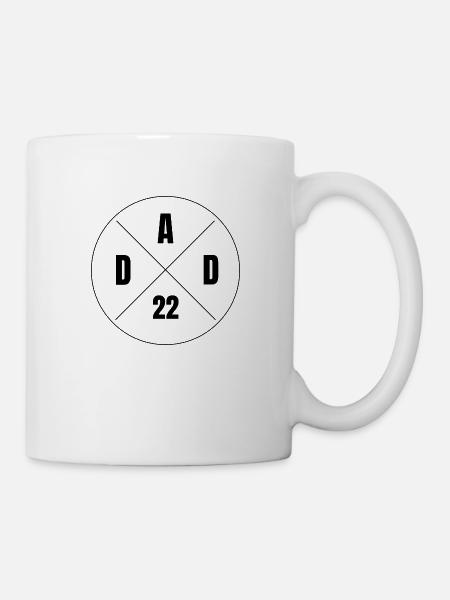 Vater 22 Vater im Jahr 2022 - Tasse - Weiß