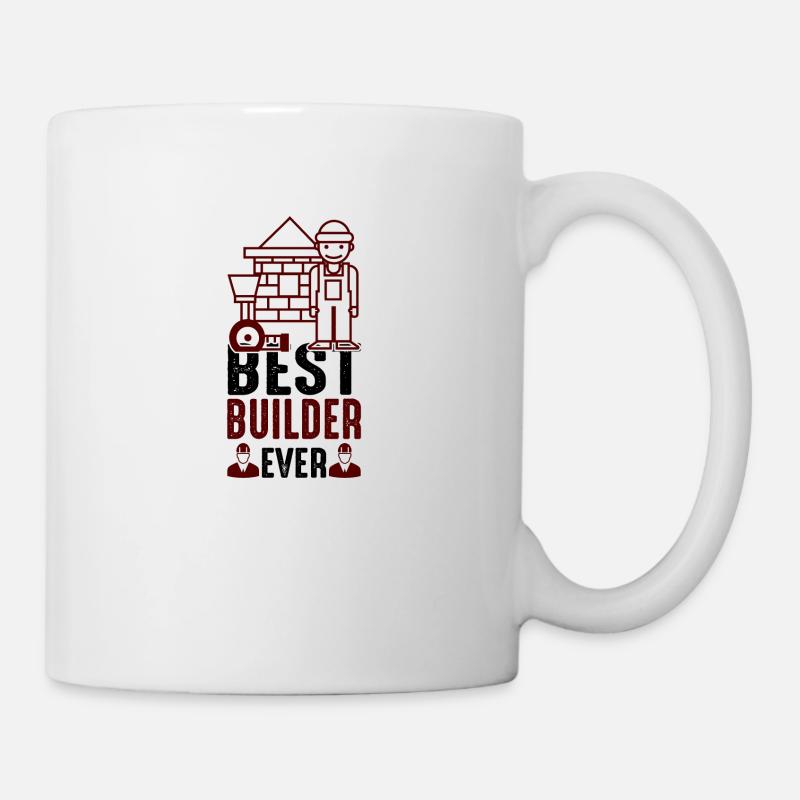 Best Builder Ever - black - Bauherr - Mug - white