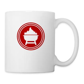 Grill icon - Mug - white - Right