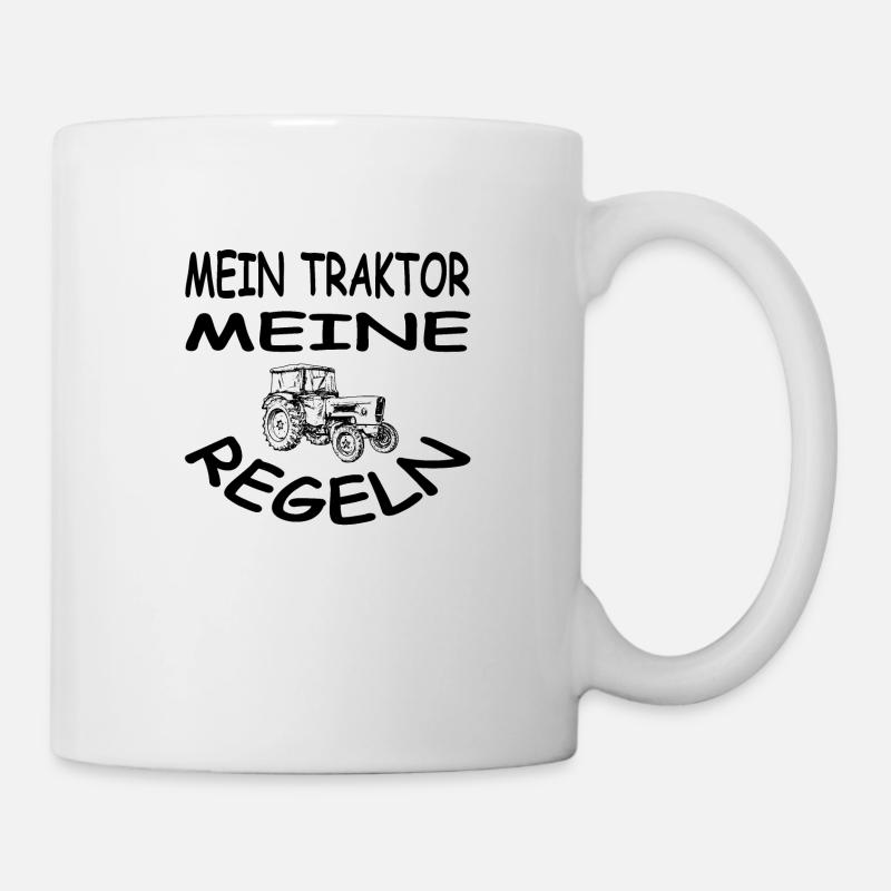 Traktor - Tasse - Weiß