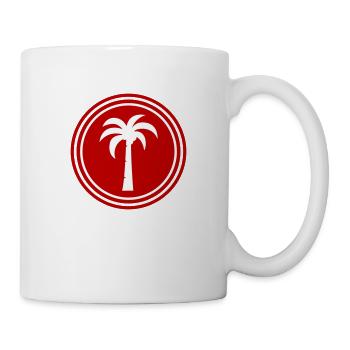 symbole de la paume - Mug blanc - blanc - Droite