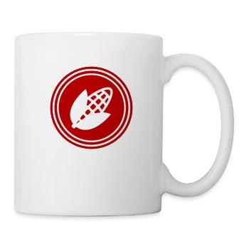 Symbole du maïs - Mug blanc - blanc - Droite
