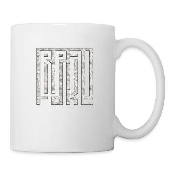 denken falsche positive Gedanken glückliche Meditation - Tasse - Weiß - Rechts