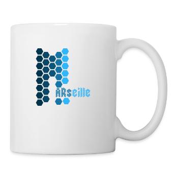 Marseille, design - Mug blanc - blanc - Droite