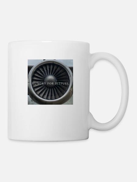 TURBINE FRONT - Tasse - Weiß