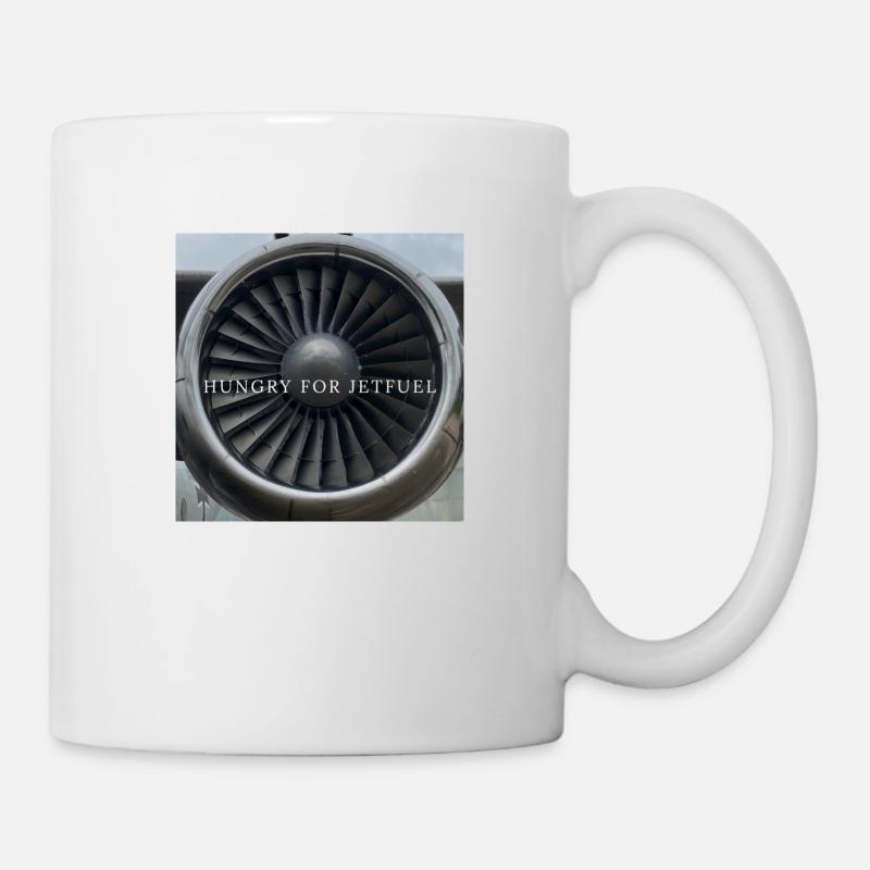 TURBINE FRONT - Tasse - Weiß