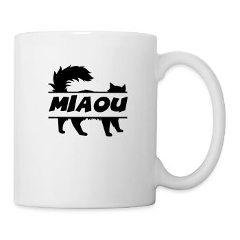 MIAOU - Mug blanc - blanc - Droite