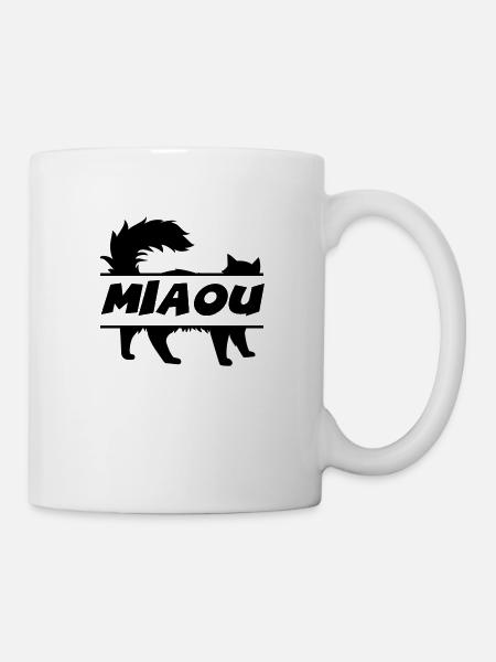 MIAOU - Mug blanc - blanc