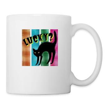 Lucky? Cat - Mug - white - Right