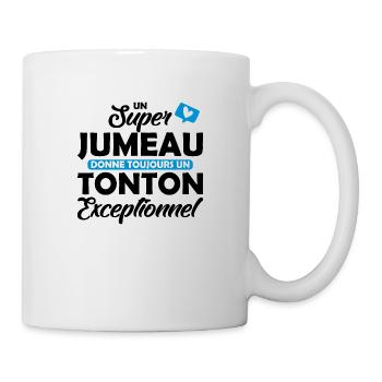 super jumeau - tonton exceptionnel / futur tonton - Mug blanc - blanc - Droite