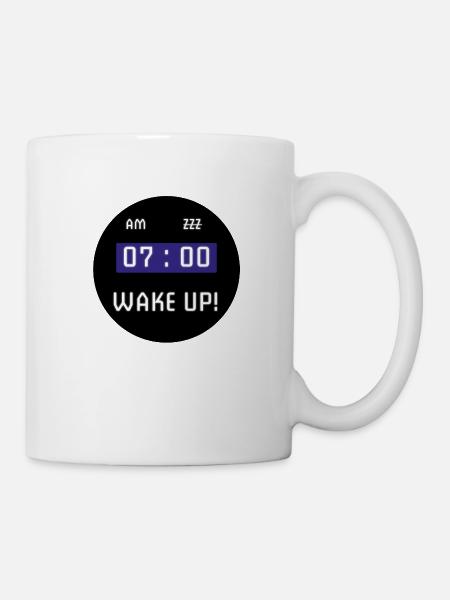Alarm clock - Mug - white