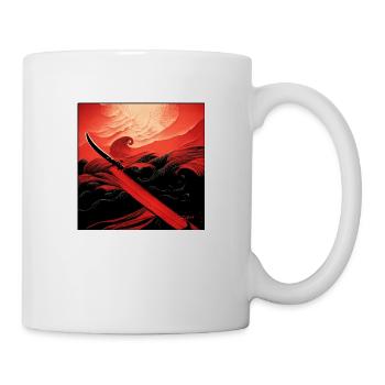 katana of ronin - Mug blanc - blanc - Droite