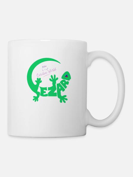 Lézard 974 - Mug blanc - blanc