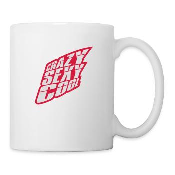 crazy sexy cool Design - Tasse - Weiß - Rechts
