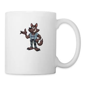 Böser Werwolf - Tasse - Weiß - Rechts
